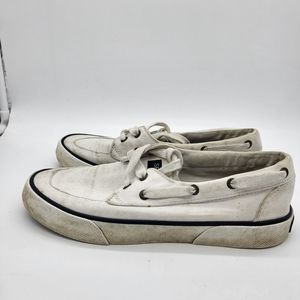 Sperry | white Pier Boat Shoes women's 7